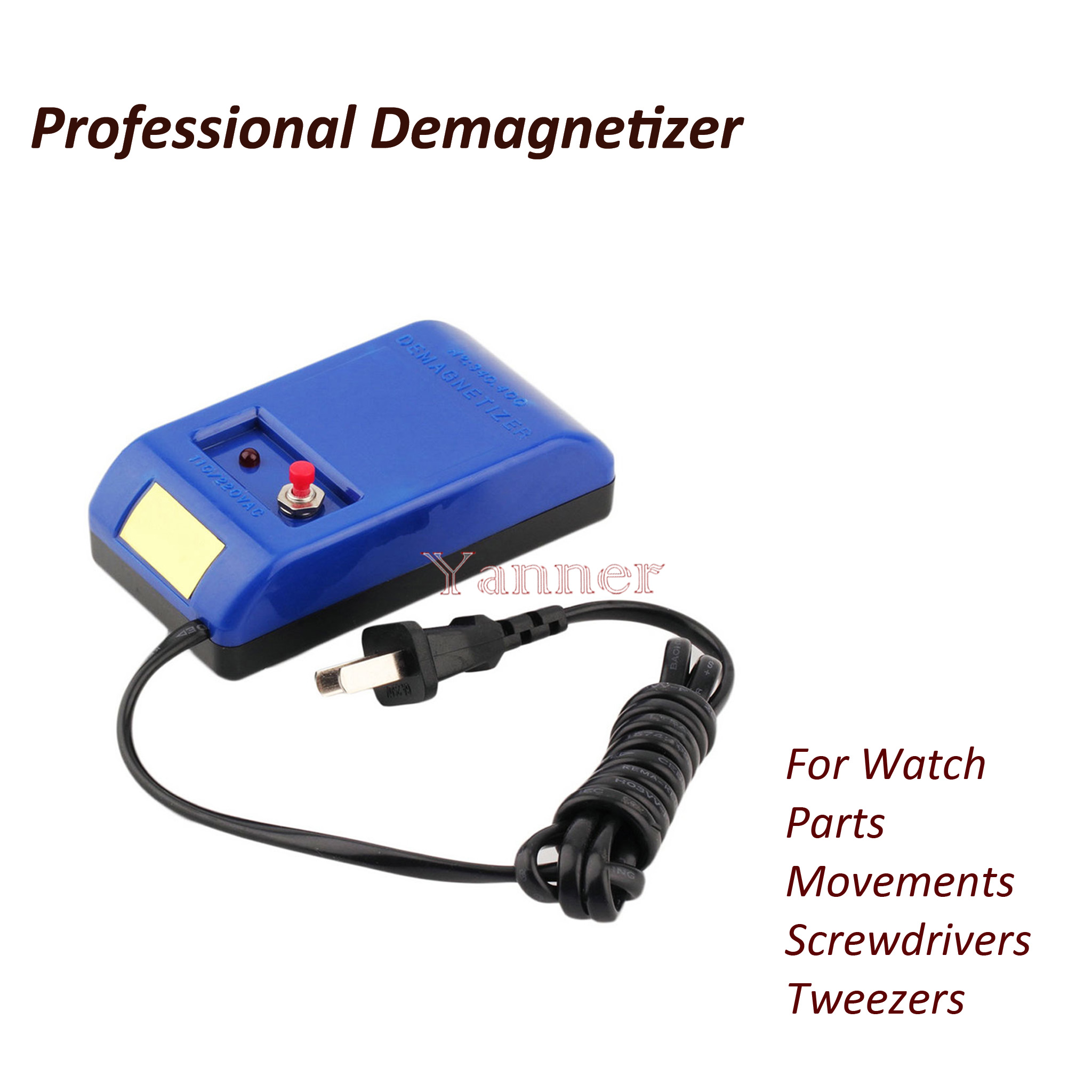Watch Demagnetizer Electrical Repair - Elektrischer Entmagnetisierer (EU- und US-Stecker) mit