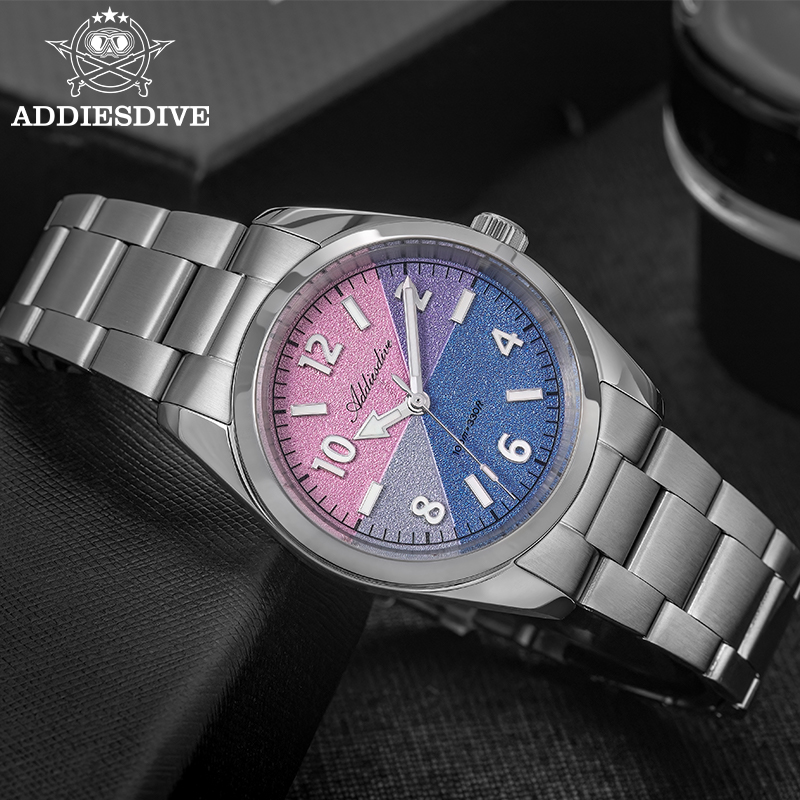Watch Crown Screw Down Replacement - ADDIESDIVE TOP Saphirglas 36 mm AD2555