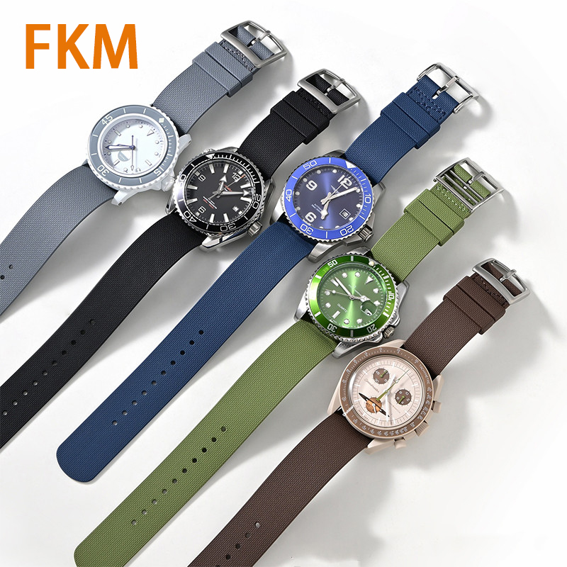 Fkm Rubber Dive Watch Strap 20Mm - 20mm 21mm 22mm Fluorkautschukarmband für IWC