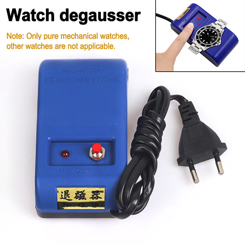 Watch Demagnetizer Electrical Repair - Uhren-Entmagnetisierer, mechanisches Quarz-Uhren-Reparaturwerkzeug, elektrisches professionelles Entmagnetisierungswerkzeug