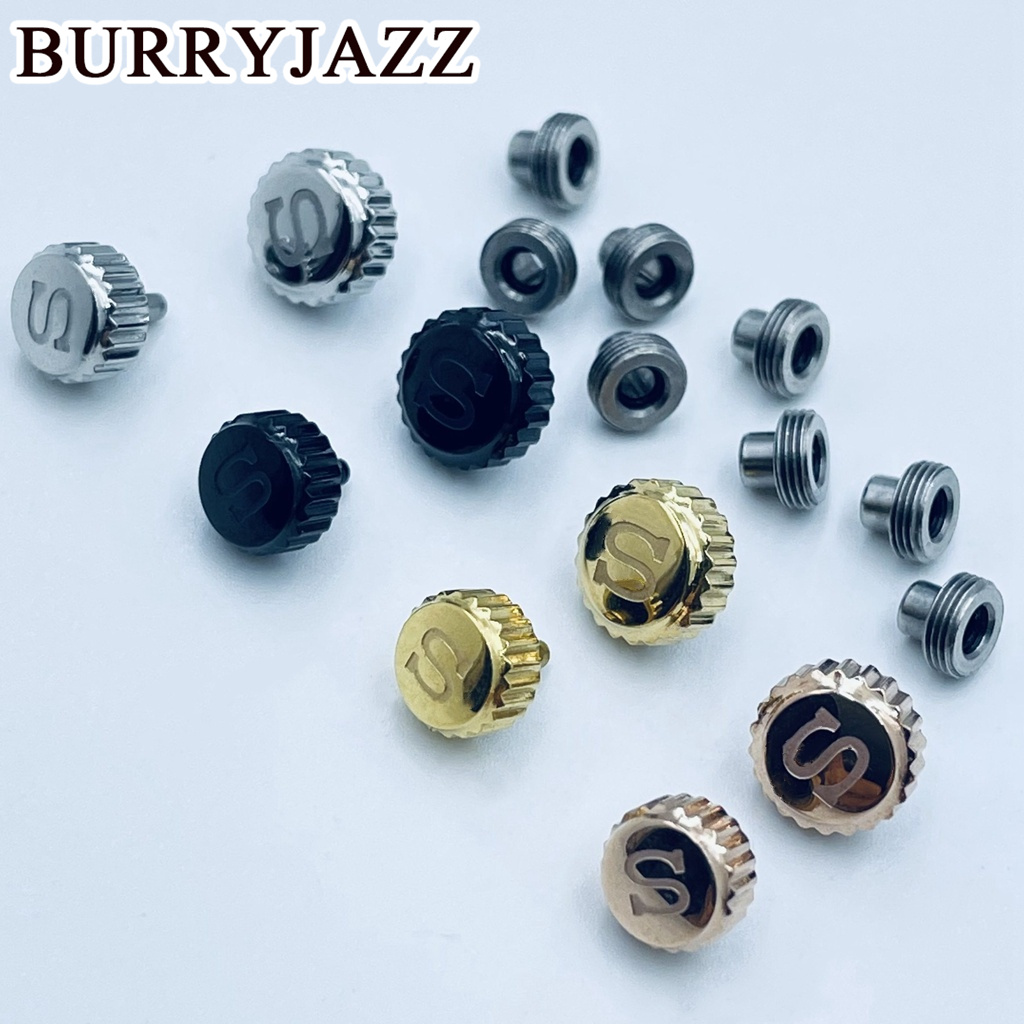 Watch Crown Screw Down Replacement - Verschraubte Uhrenkrone S-Set aus Edelstahl, passend
