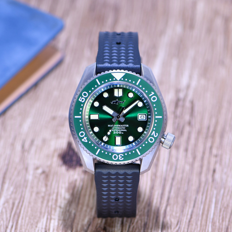 Titanium Automatic Watch 300M Sapphire - Heimdallr Titan MM300 Taucheruhr, 300 m