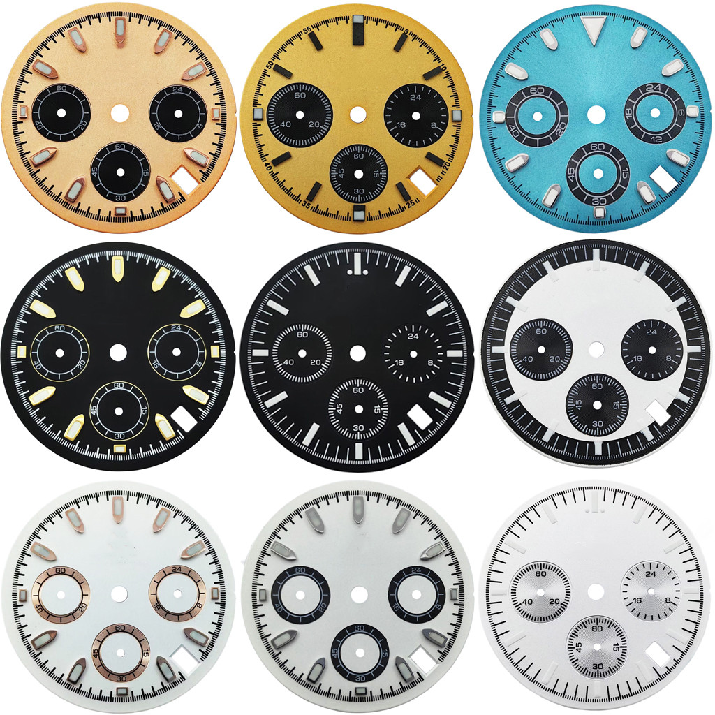 Watch Dial Custom Sterile 28.5Mm - 29,5mm/30mm/31,5mm Sterile Schwarz Weiß Rose Gold
