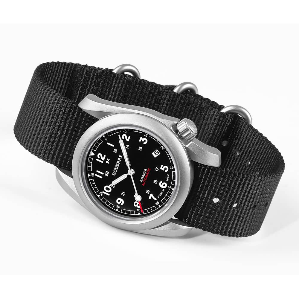 BODERRY Herren Felduhren Titan – Field Watch Titanium 100M Sapphire Bewertung und Preis