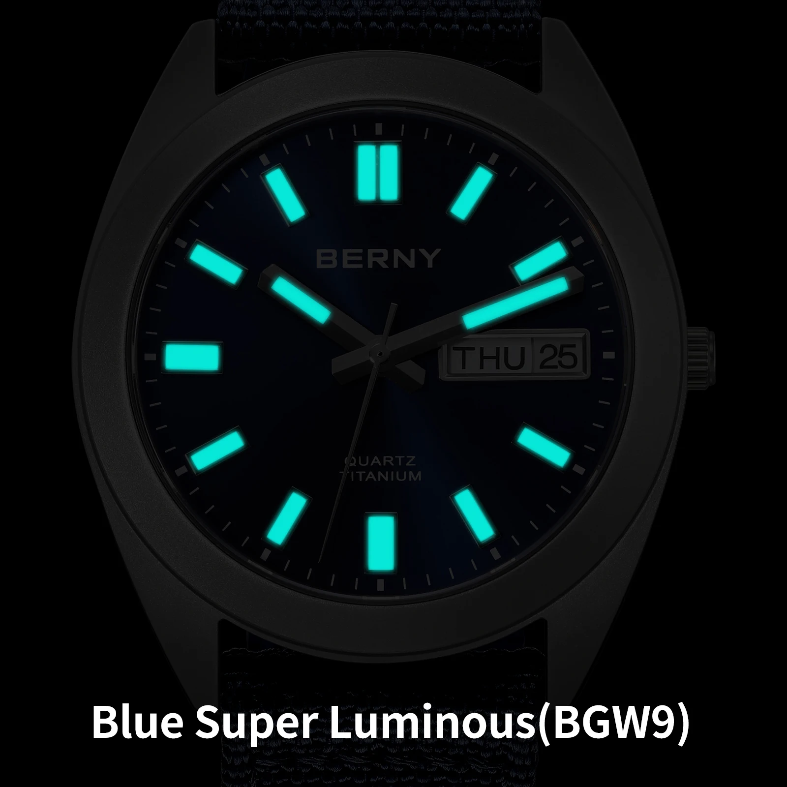 BERNY Titan Herrenuhr Supper L – Field Watch Titanium 100M Sapphire Bewertung und Preis