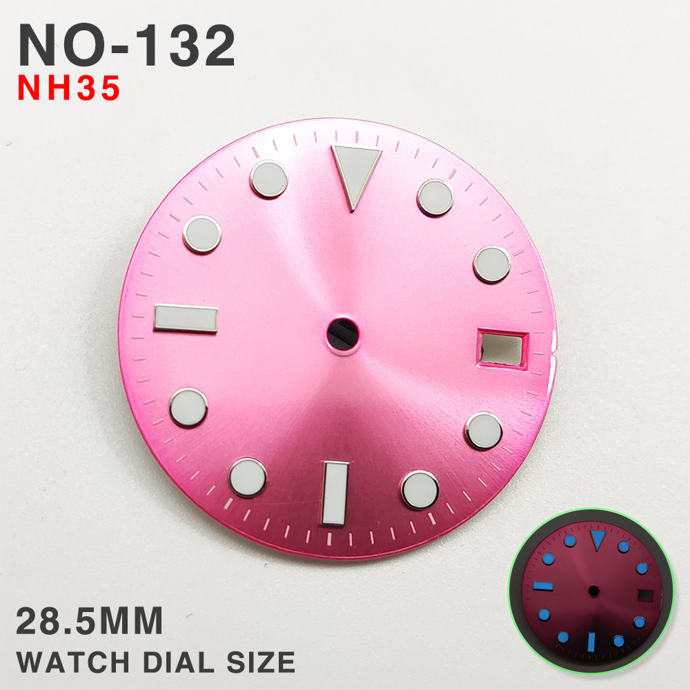 28,5mm Rosa Zifferblatt, Blaue – Watch Dial Custom Sterile 28.5Mm Bewertung und Preis