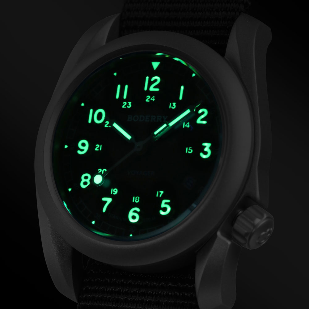 Boderry Field Watch VOYAGER He – Field Watch Titanium 100M Sapphire Bewertung und Preis
