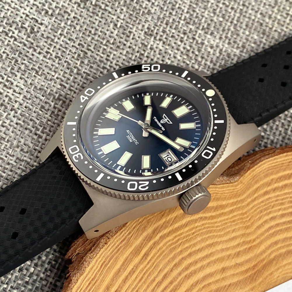 Tandorio 41mm Titan Tauchen 62 – Titanium Automatic Watch 300M Sapphire Bewertung und Preis