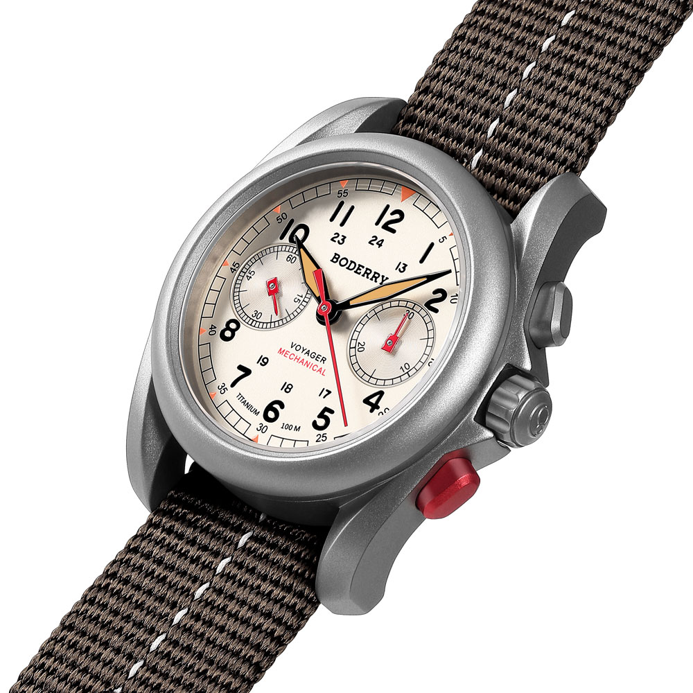 BODERRY Herren-Felduhren, Tita – Field Watch Titanium 100M Sapphire Bewertung und Preis