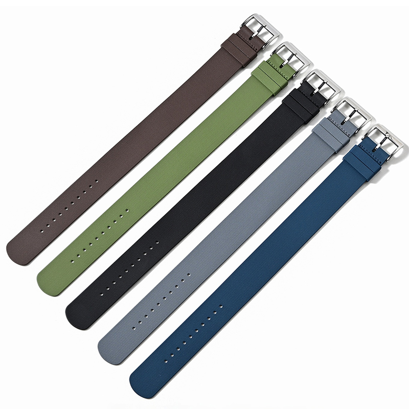 20mm 21mm 22mm Fluorkautschuka – Fkm Rubber Dive Watch Strap 20Mm Bewertung und Preis