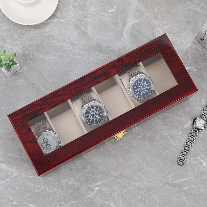 Luxus 2/3/5/6/10/12 Slots Uhr  – Watch Display Case Glass Top 12 Slots Bewertung und Preis