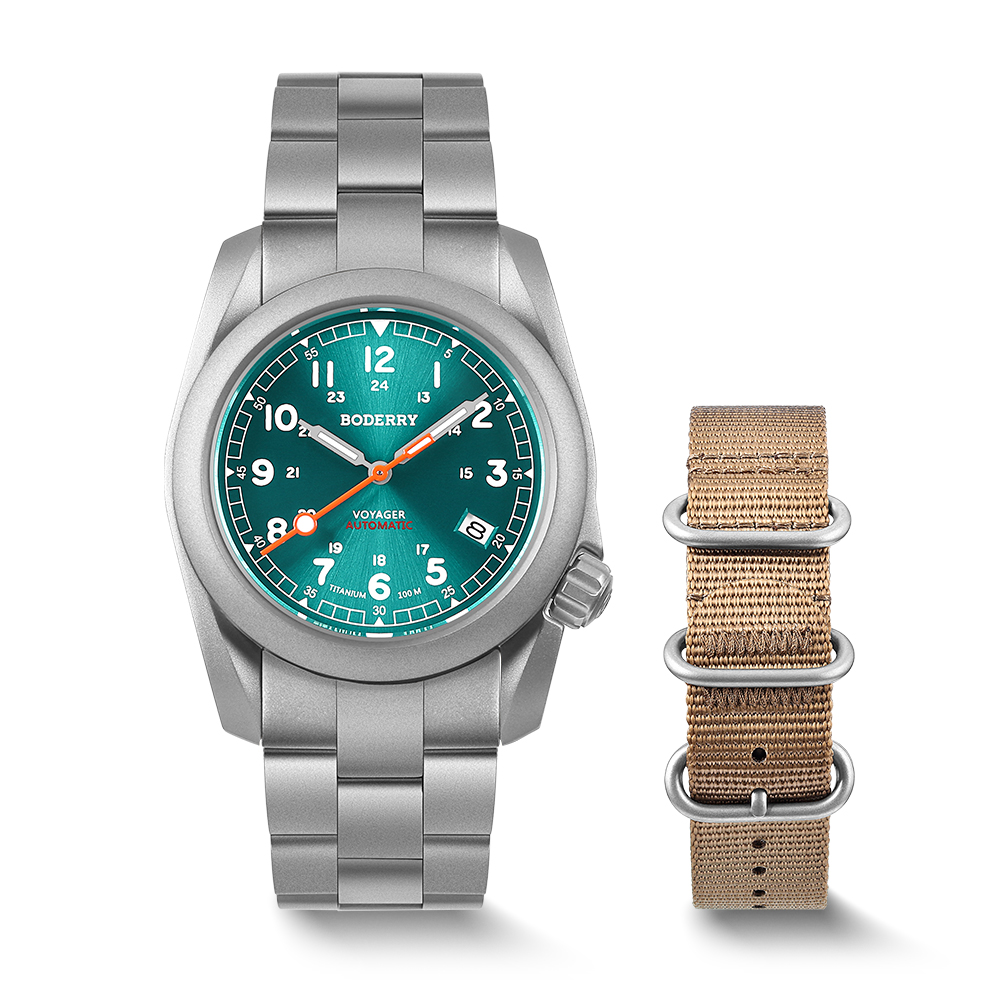 Boderry Field Uhr VOYAGER Herr – Field Watch Titanium 100M Sapphire Bewertung und Preis