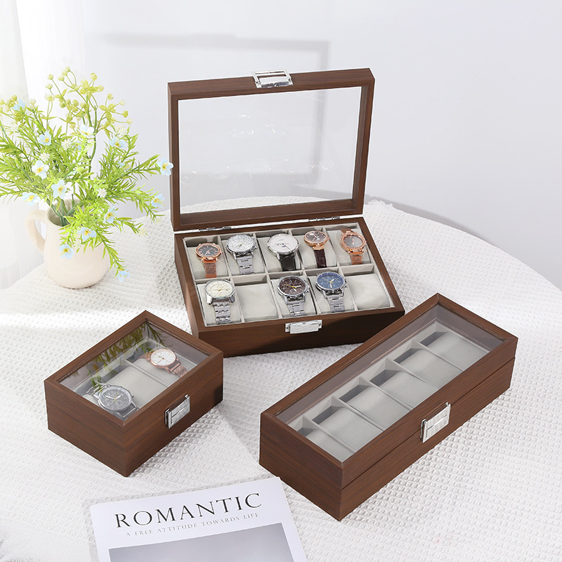 Premium Bambus-Holz-Uhrenbox m – Watch Display Case Glass Top 12 Slots Bewertung und Preis