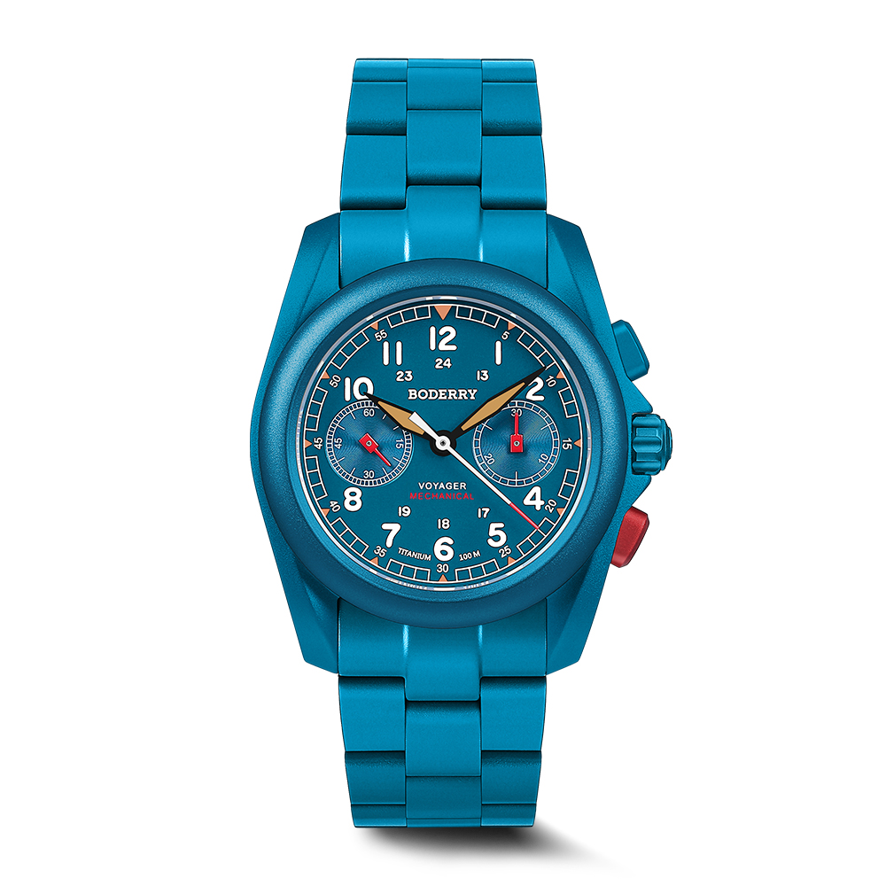 Boderry VOYAGER Felduhr Chrono – Field Watch Titanium 100M Sapphire Bewertung und Preis
