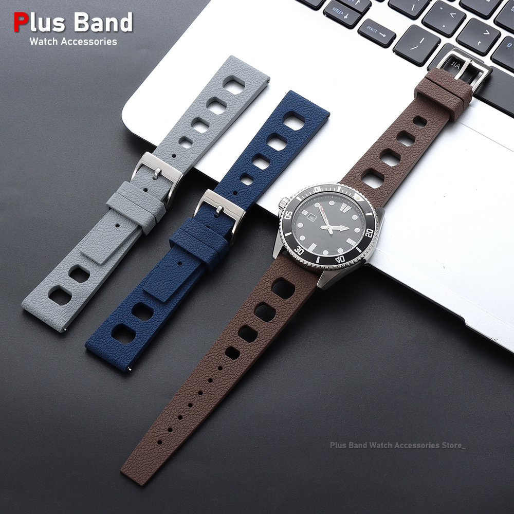 Neues Design, Fluorkautschuk-F – Fkm Rubber Dive Watch Strap 20Mm Bewertung und Preis