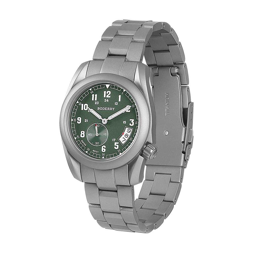 Boderry VOYAGER 38 Felduhr mit – Field Watch Titanium 100M Sapphire Bewertung und Preis