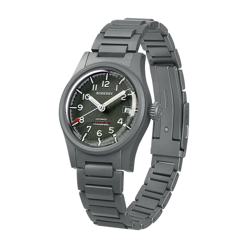 Boderry LANDMASTER Felduhren T – Field Watch Titanium 100M Sapphire Bewertung und Preis
