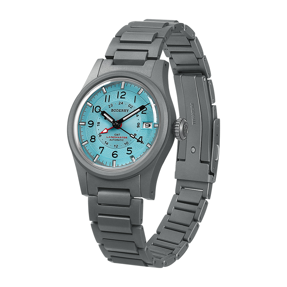 Boderry LANDMASTER GMT Titan A – Field Watch Titanium 100M Sapphire Bewertung und Preis