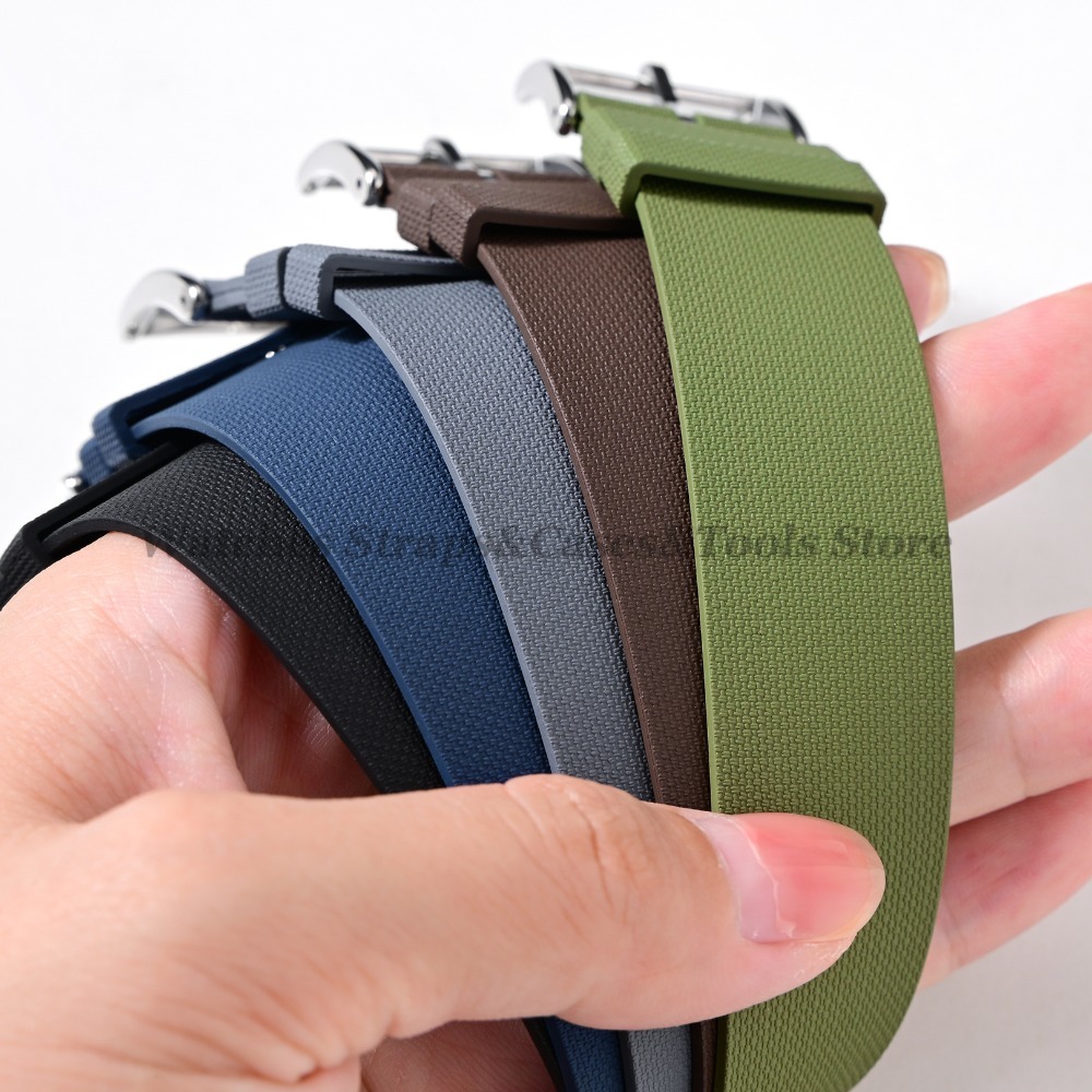 Neues Sport Fashion FKM Fluork – Fkm Rubber Dive Watch Strap 20Mm Bewertung und Preis