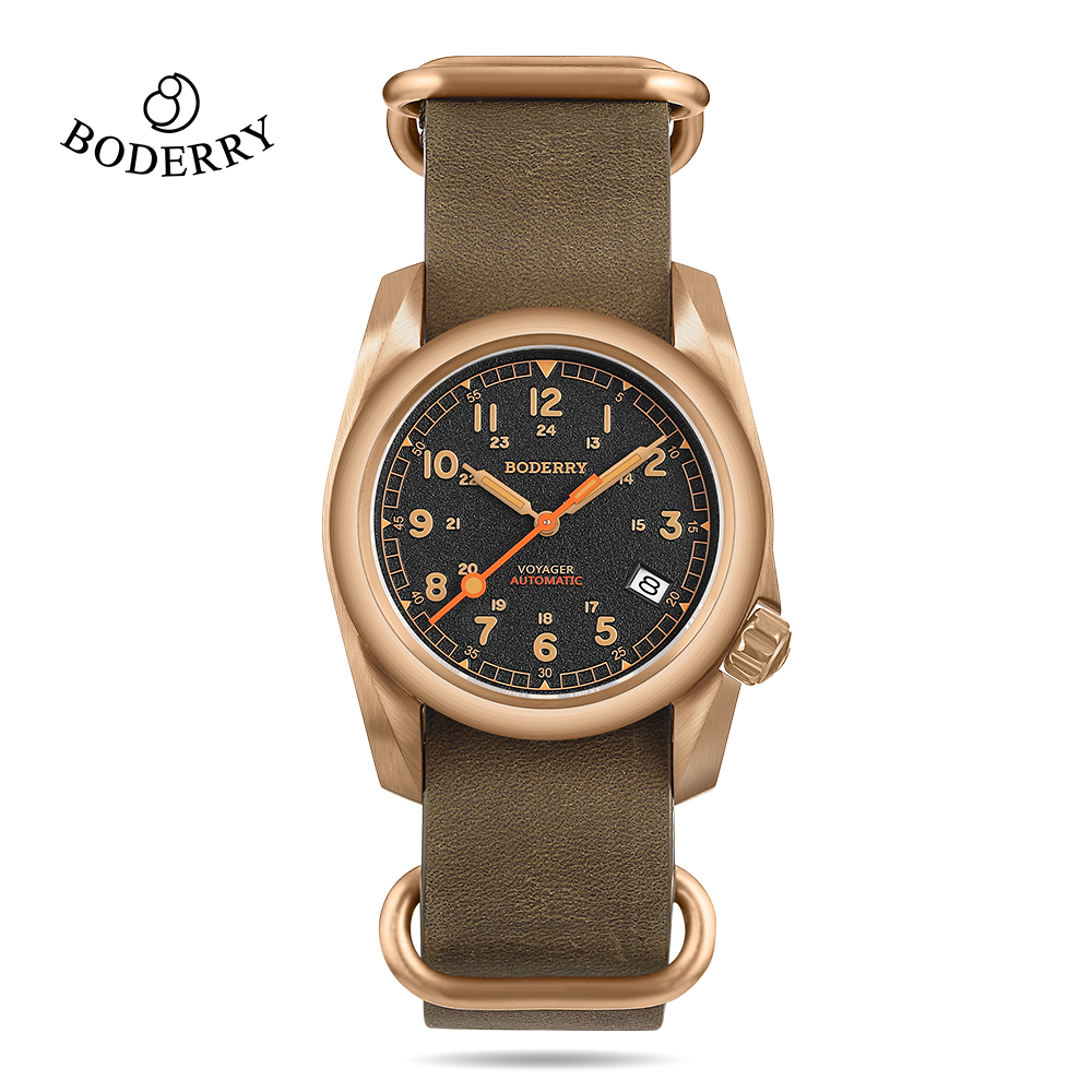 Boderry Field Uhren Bronzegehä – Field Watch Titanium 100M Sapphire Bewertung und Preis