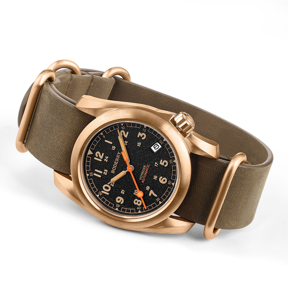 Boderry Field Uhren Bronzegehä – Field Watch Titanium 100M Sapphire Bewertung und Preis