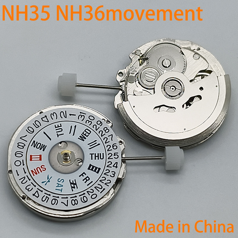 China NH35 NH36 Uhrwerk Datum  – Watch Movement Automatic Nh35A Nh36A Bewertung und Preis