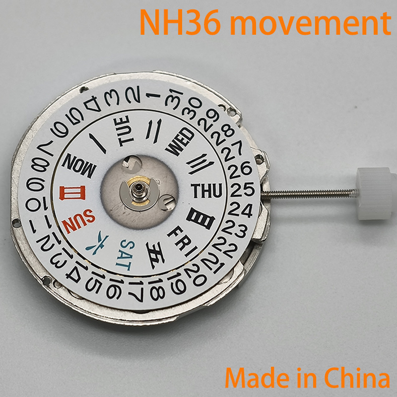 China NH35 NH36 Uhrwerk Datum  – Watch Movement Automatic Nh35A Nh36A Bewertung und Preis