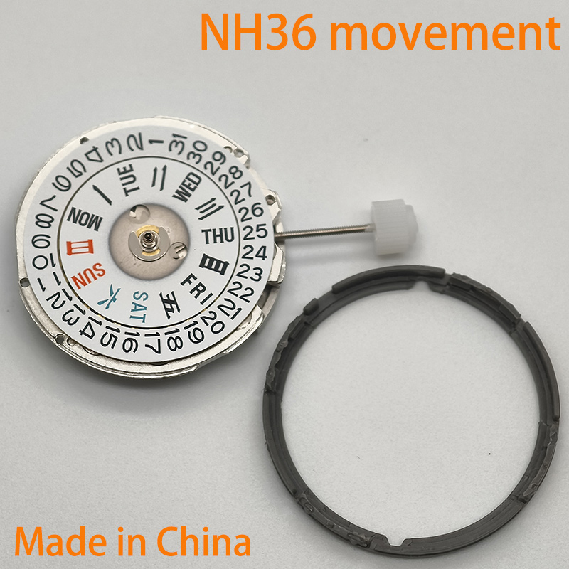 China NH35 NH36 Uhrwerk Datum  – Watch Movement Automatic Nh35A Nh36A Bewertung und Preis