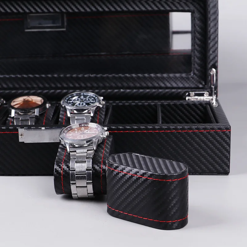 Uhrenbox für 6/10/12 Uhren aus – Watch Display Case Glass Top 12 Slots Bewertung und Preis