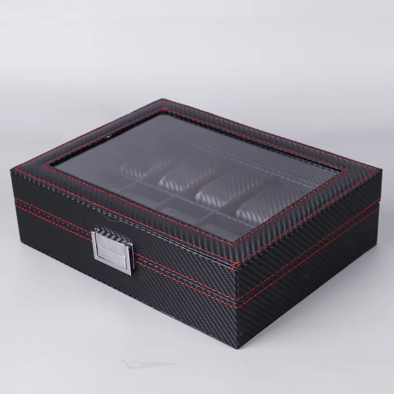 Uhrenbox für 6/10/12 Uhren aus – Watch Display Case Glass Top 12 Slots Bewertung und Preis