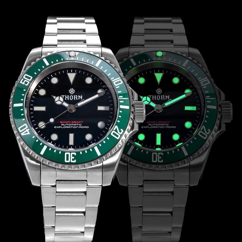 THORN Herren-Automatikuhr, 40, – Titanium Automatic Watch 300M Sapphire Bewertung und Preis