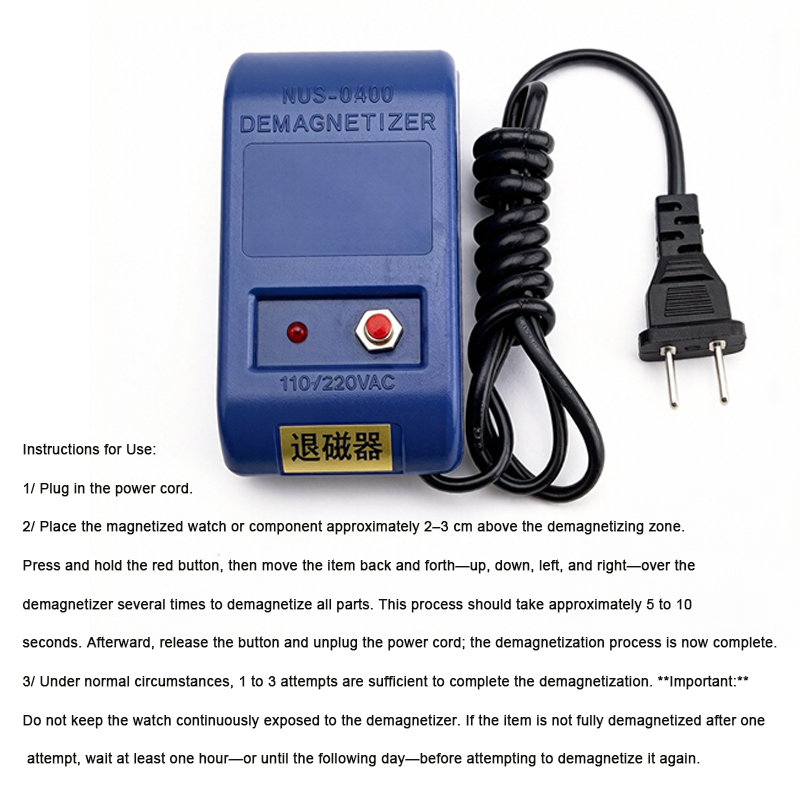 Uhren-Entmagnetisierer Elektri – Watch Demagnetizer Electrical Repair Bewertung und Preis