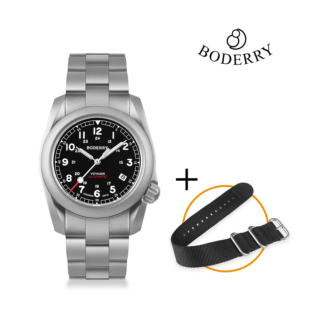 Boderry Voyager Field Uhr Tita – Field Watch Titanium 100M Sapphire Bewertung und Preis