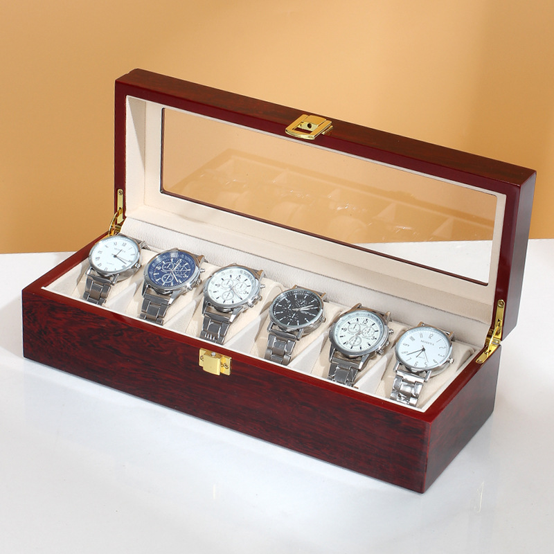 Holz 2/3/5/6/10/12 Slots Uhr B – Watch Display Case Glass Top 12 Slots Bewertung und Preis