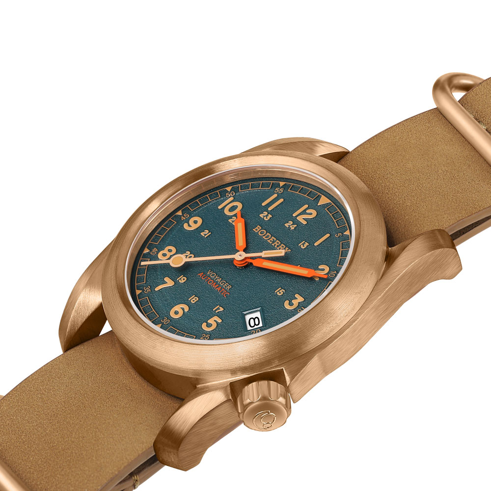Boderry VOYAGER Felduhren Bron – Field Watch Titanium 100M Sapphire Bewertung und Preis